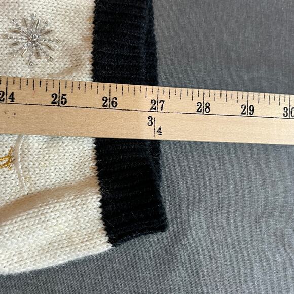 The Quacker Factory Cardigan Sweater Womens Size XS Blue Knit‎ Christmas Holiday - Picture 9 of 10